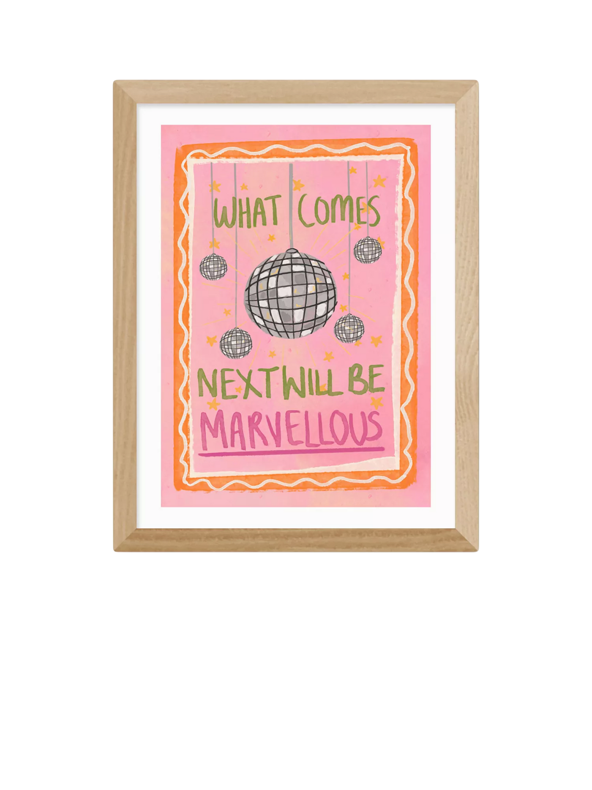 East End Prints Weezy framed print Marvellous, UK version