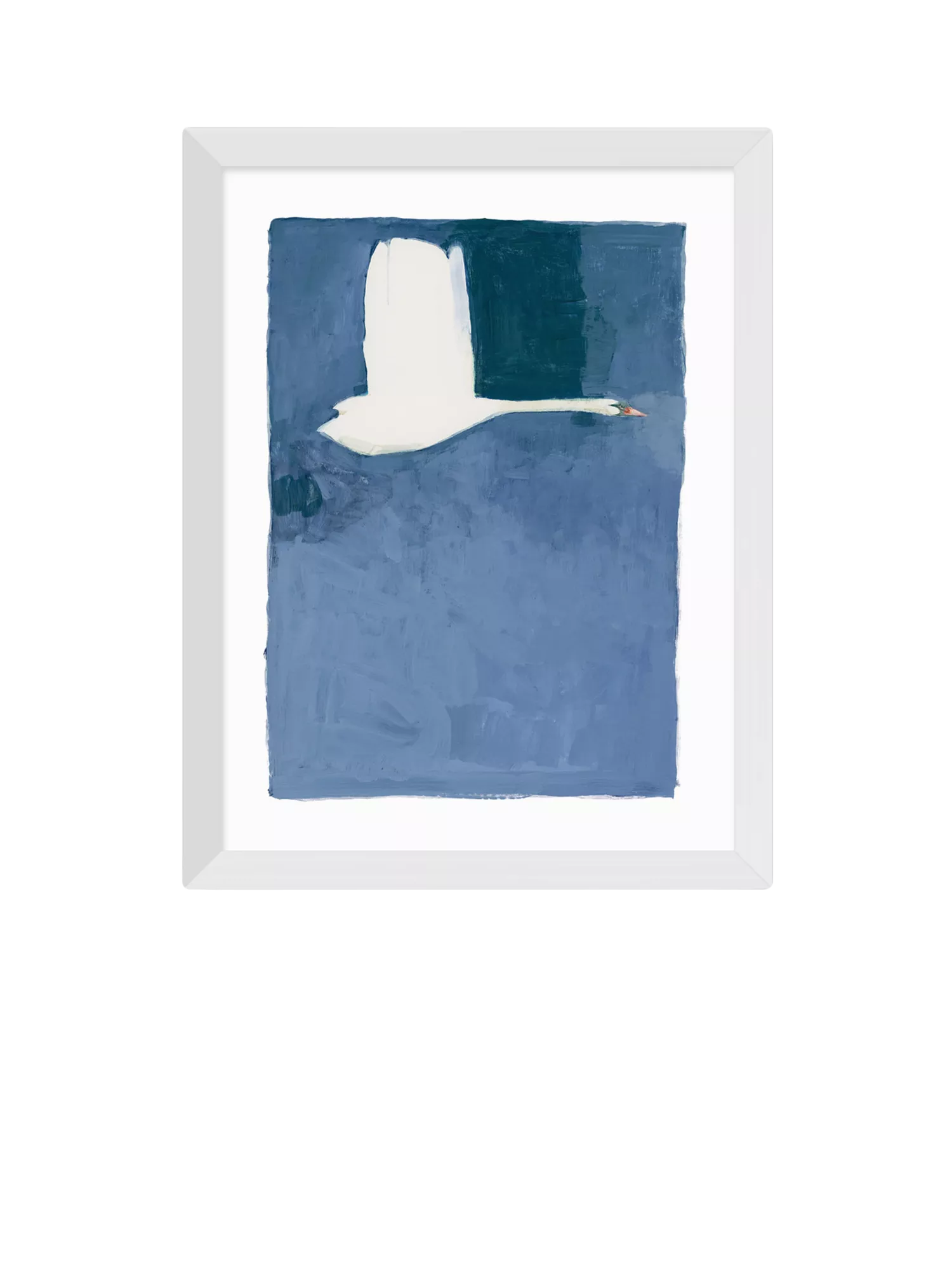 East End Prints Swan II framed art print, imported from the UK