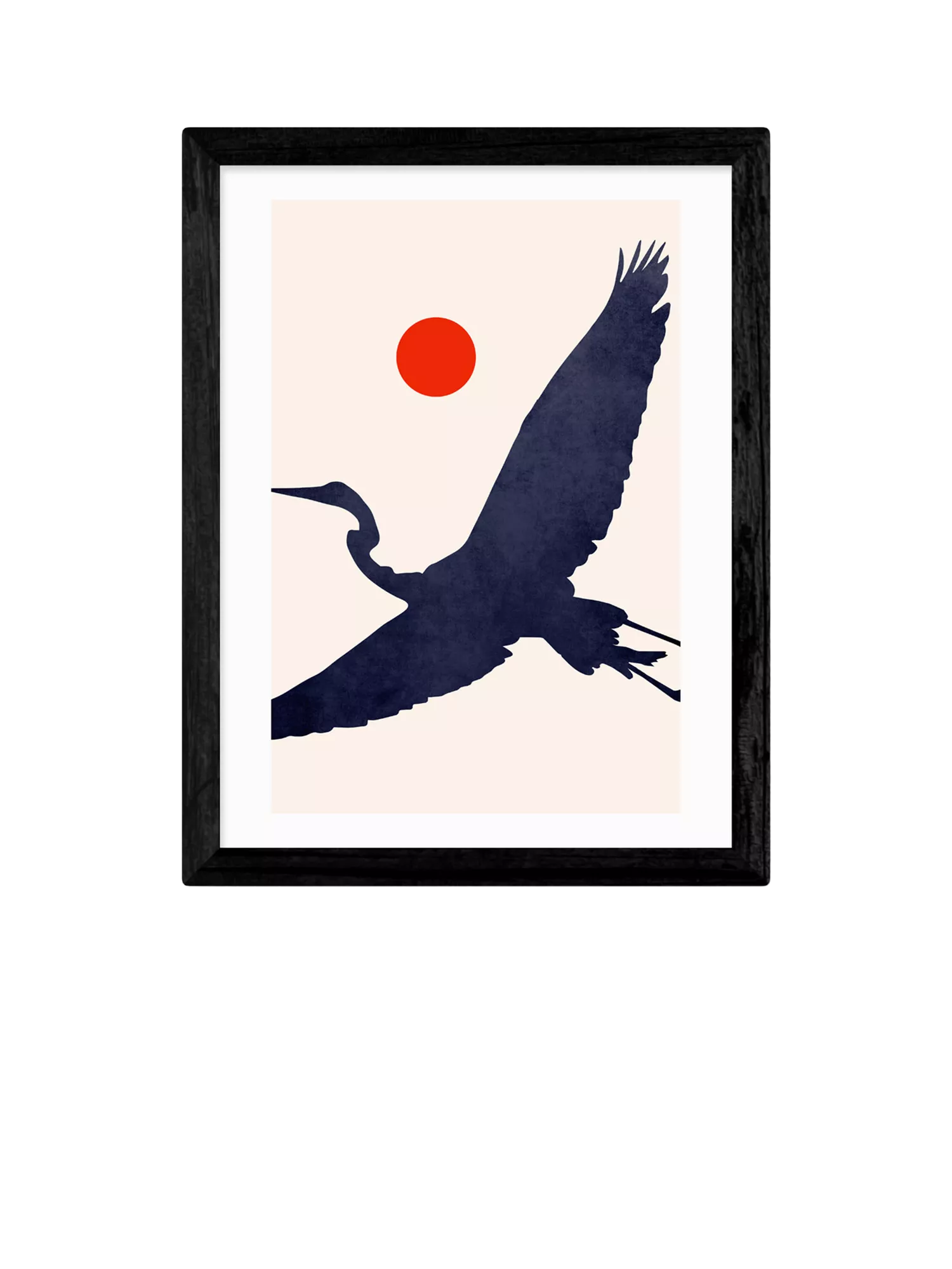 East End Prints Kubistika Crane framed art print (British brand)