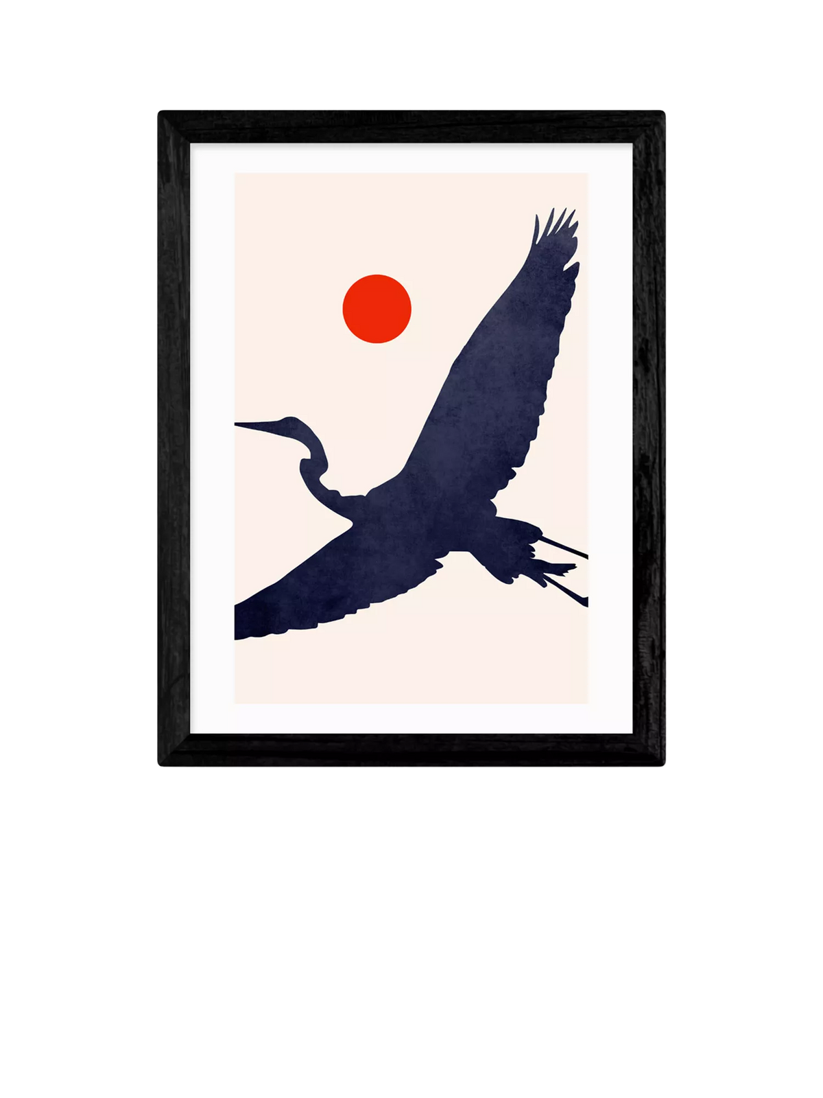 East End Prints Kubistika Crane framed art print (British brand)