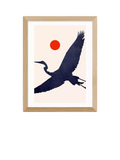 EAST END PRINTS Kubistika 'Crane' Framed Print Small