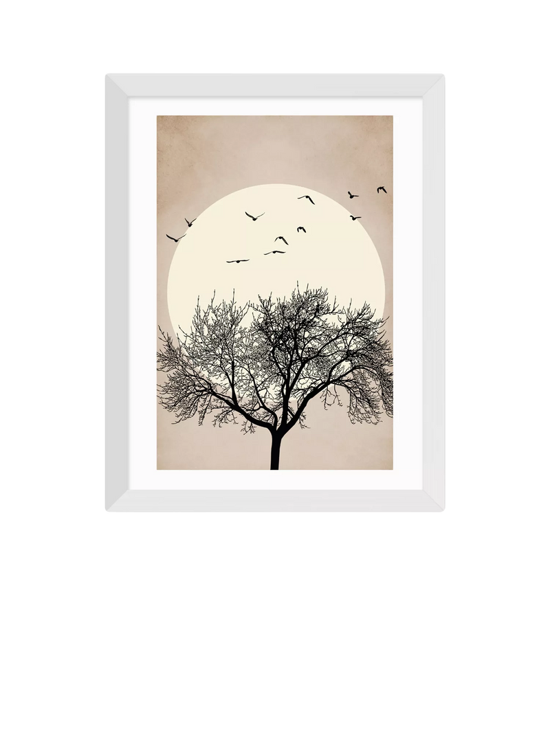 EAST END PRINTS Kubistika 'Dreamers' Framed Art Print, 33.4 x 28.4cm