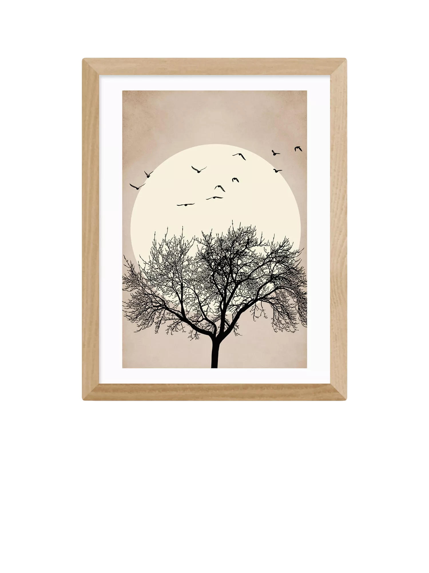 EAST END PRINTS Kubistika 'Dreamers' Framed Art Print, 33.4 x 28.4cm