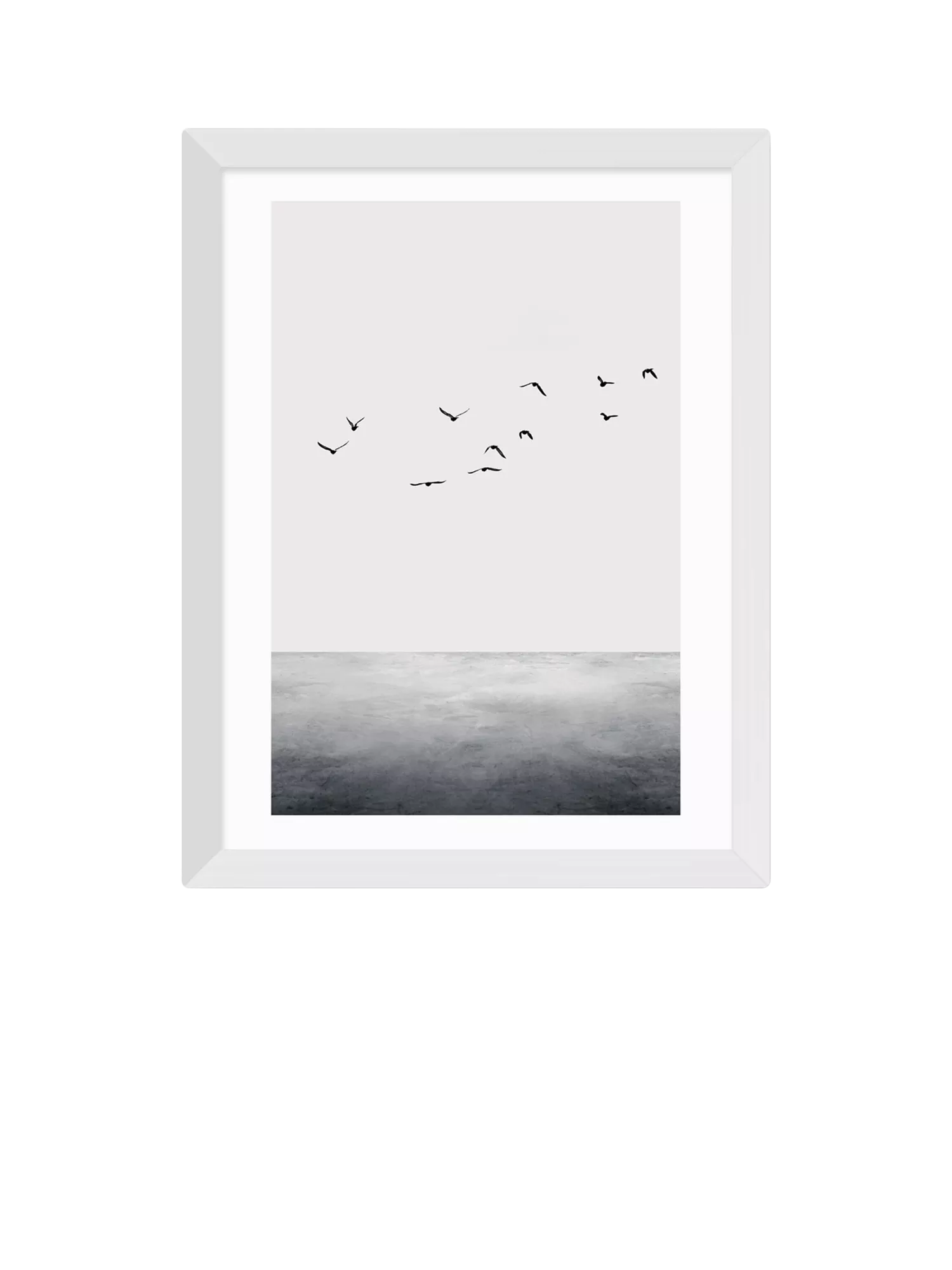 East End Prints Kubistika Ocean framed print - British product