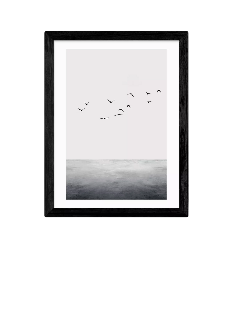 EAST END PRINTS Kubistika 'The Ocean' Framed Art Print, Small