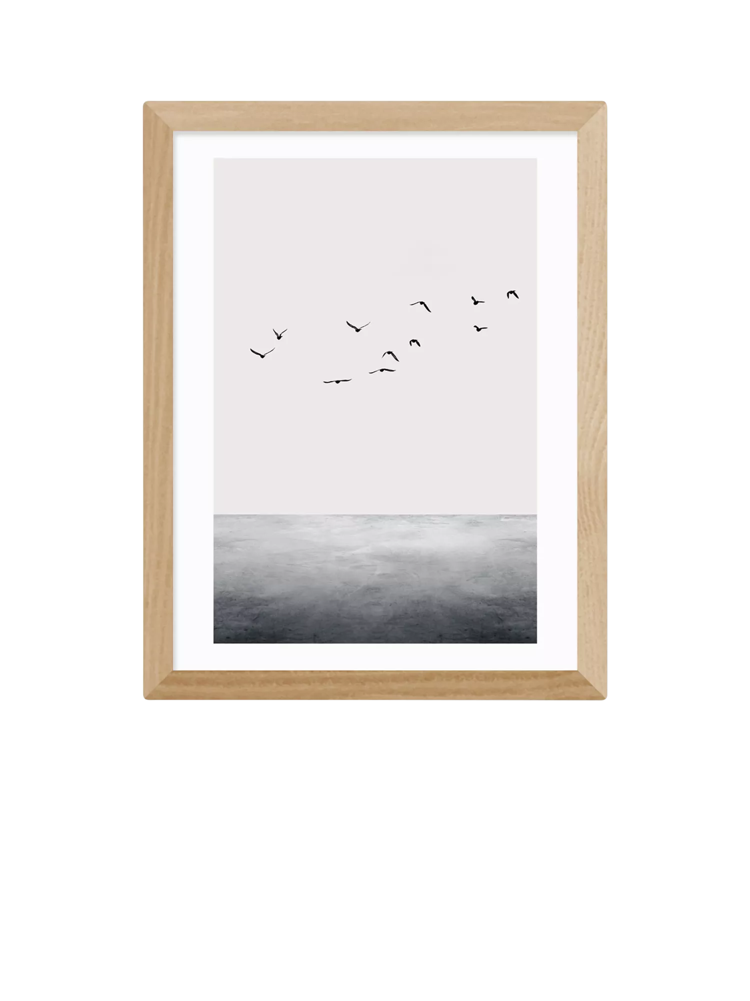 EAST END PRINTS Kubistika 'The Ocean' Framed Art Print, Small