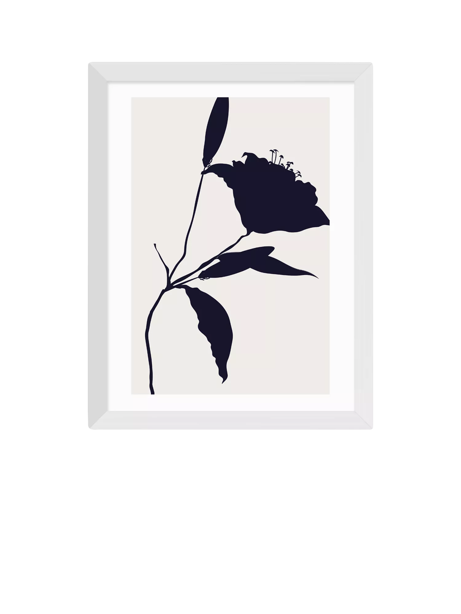 East End Prints Kubistika Nero I framed print, imported from the UK