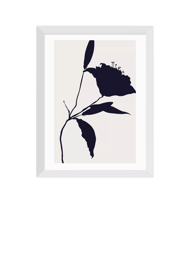 East End Prints Kubistika Nero I framed print, imported from the UK
