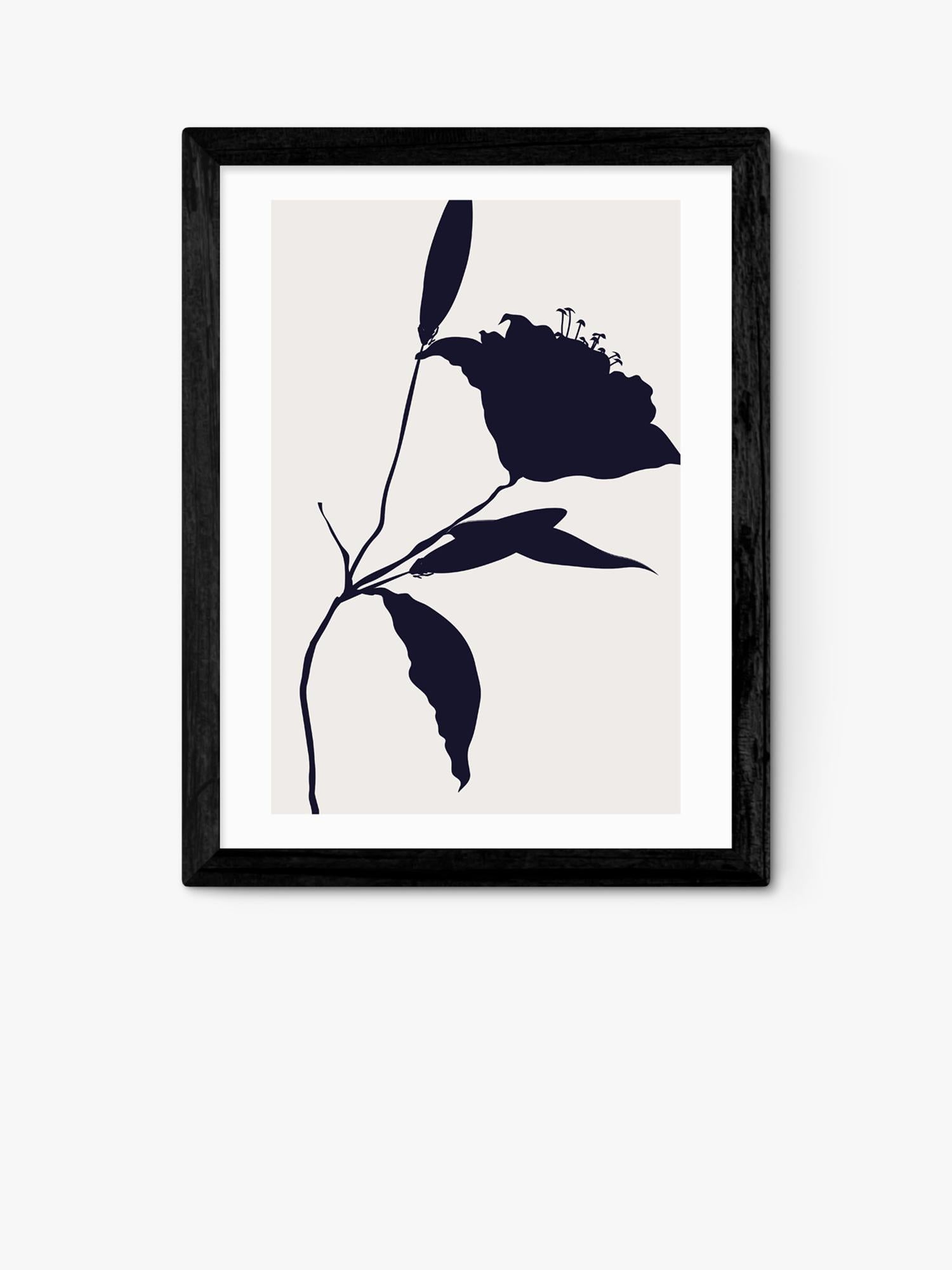 East End Prints Kubistika Nero I framed print, imported from the UK