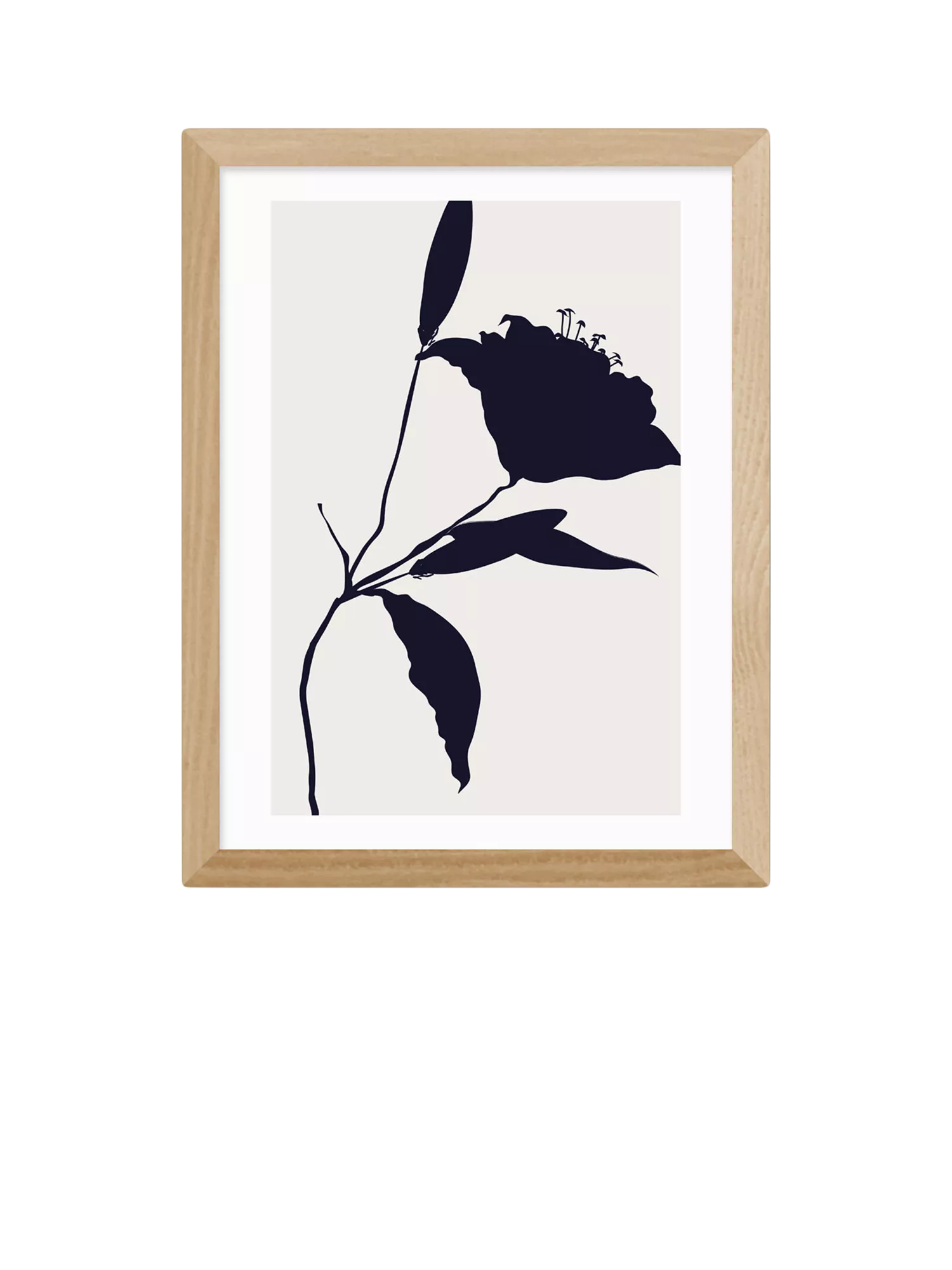 EAST END PRINTS Kubistika 'Nero I' Framed Print