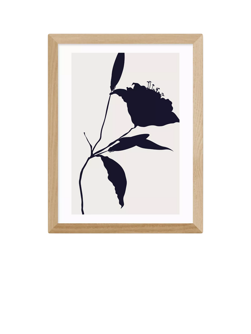EAST END PRINTS Kubistika 'Nero I' Framed Print