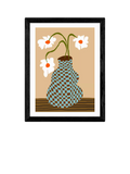 East End Prints Party Floral Pottery framed print small (British brand)