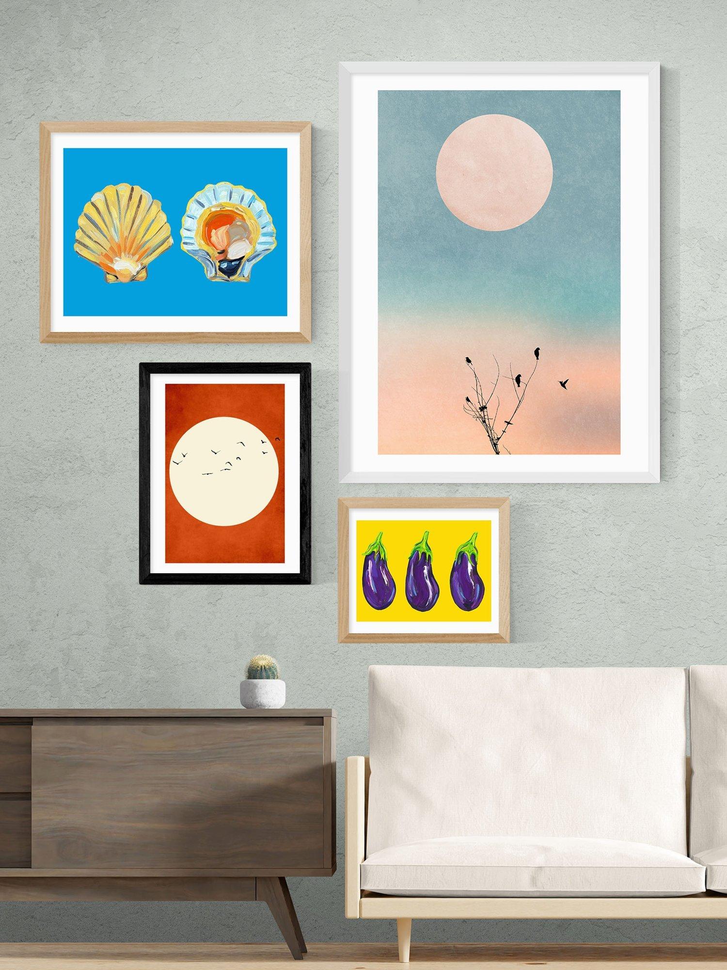 East End Prints Framed Print Warming Feelings 33.4 x 28.4cm - British product