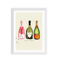 East End Prints Poet and Painter Fizzy O Therapy framed print small - British product