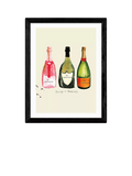 EAST END PRINTS Poet and Painter Fizzy O Therapy Framed Print Small