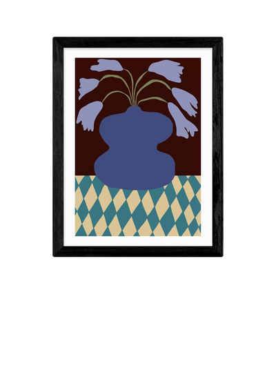 John Lewis East End Prints Miho Art Studio Purple Pottery Dropping Lily Framed Print Small- Buy online at McGrocer