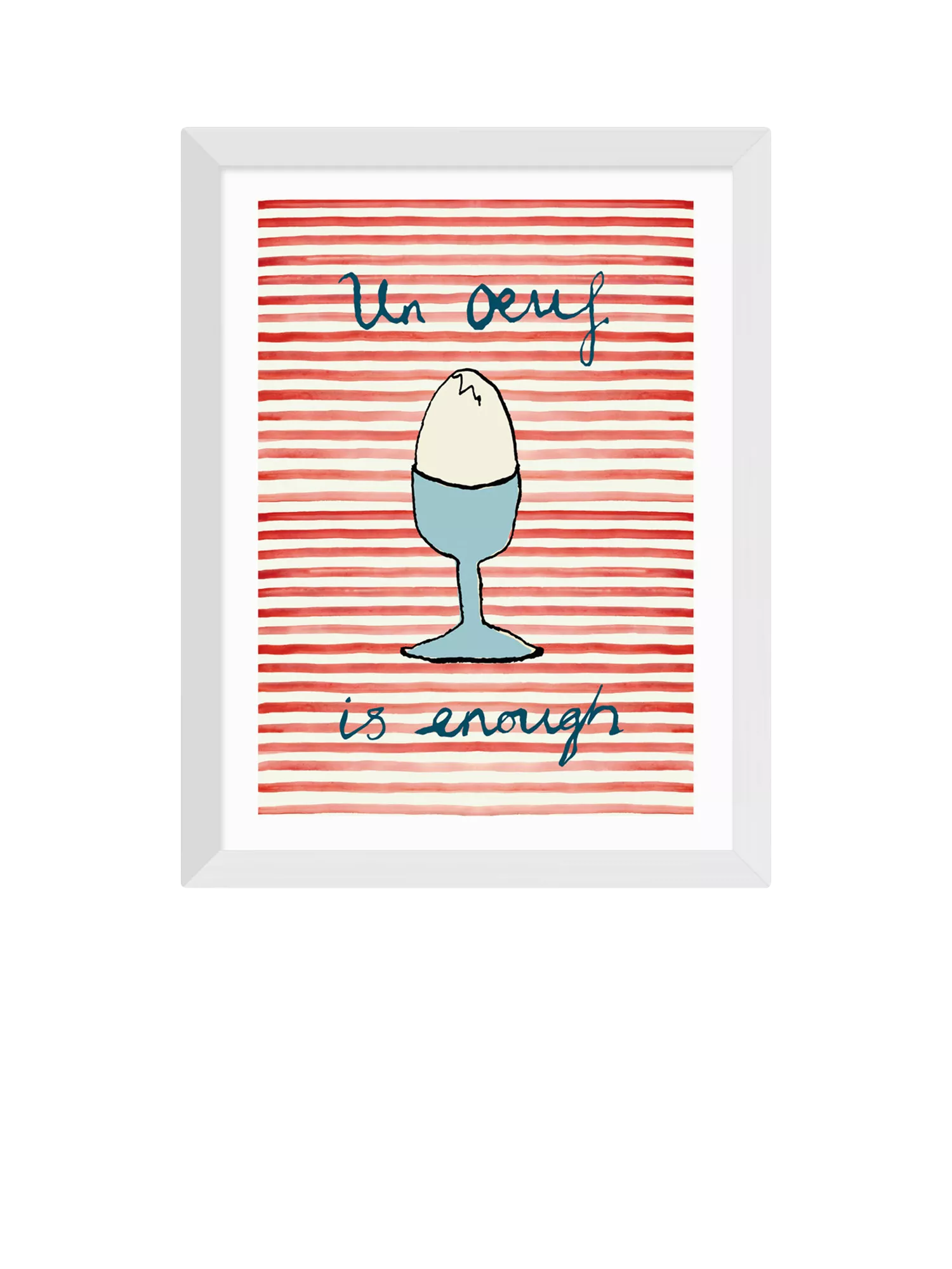 East End Prints Poet and Painter 'Un Oeuf' Framed Print 33.4 x 28.4cm