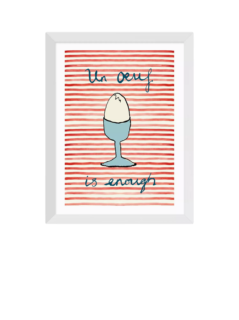 East End Prints Poet and Painter 'Un Oeuf' Framed Print 33.4 x 28.4cm