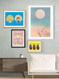 East End Prints 'Un Oeuf' framed print small, imported from the UK