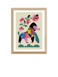 EAST END PRINTS Rachel Lee gorilla framed print, UK version