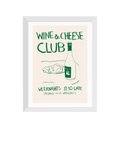 EAST END PRINTS Stephie Cardona 'Wine Cheese' Framed Art Print
