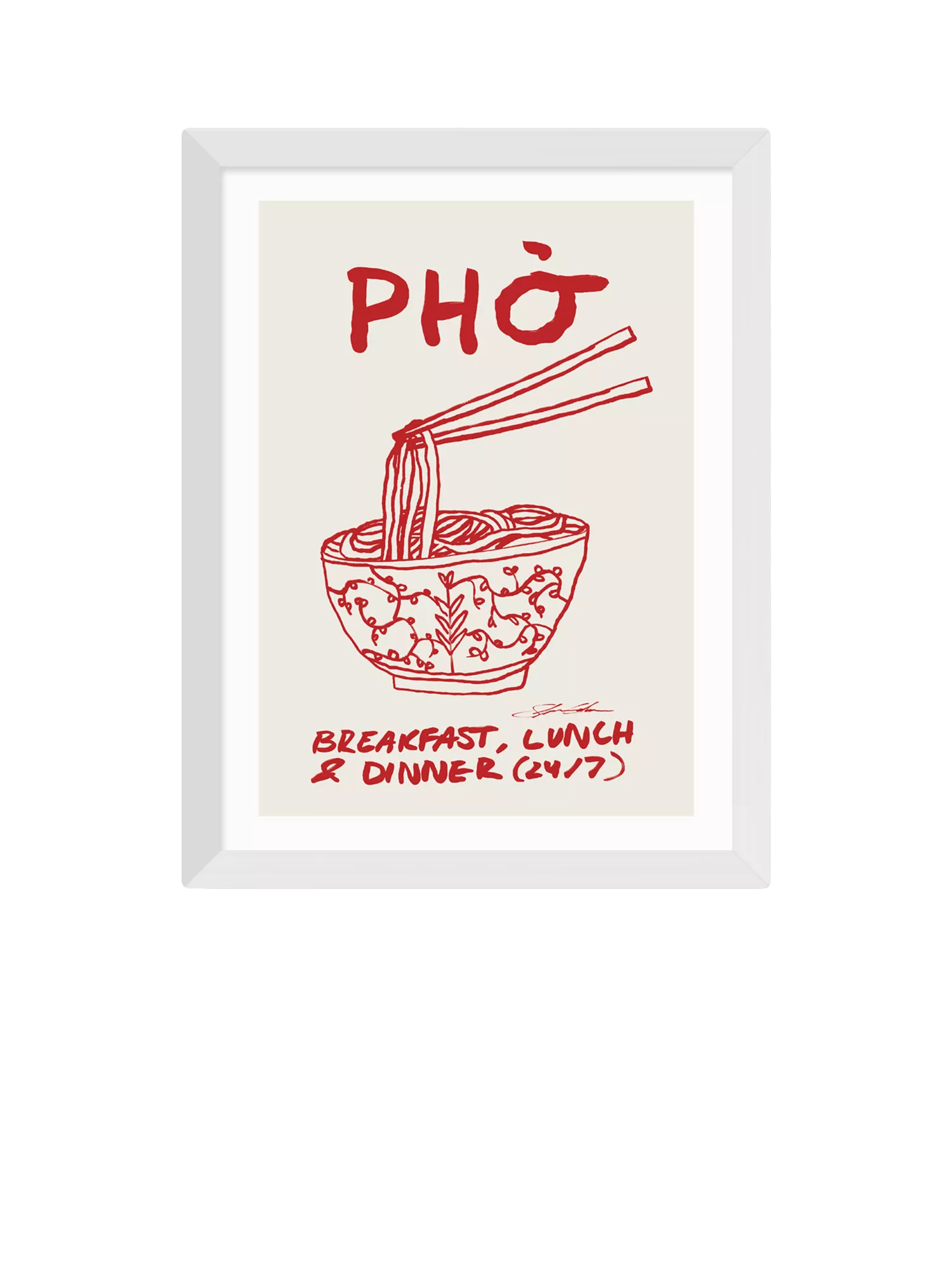EAST END PRINTS Pho framed print small, imported from the UK