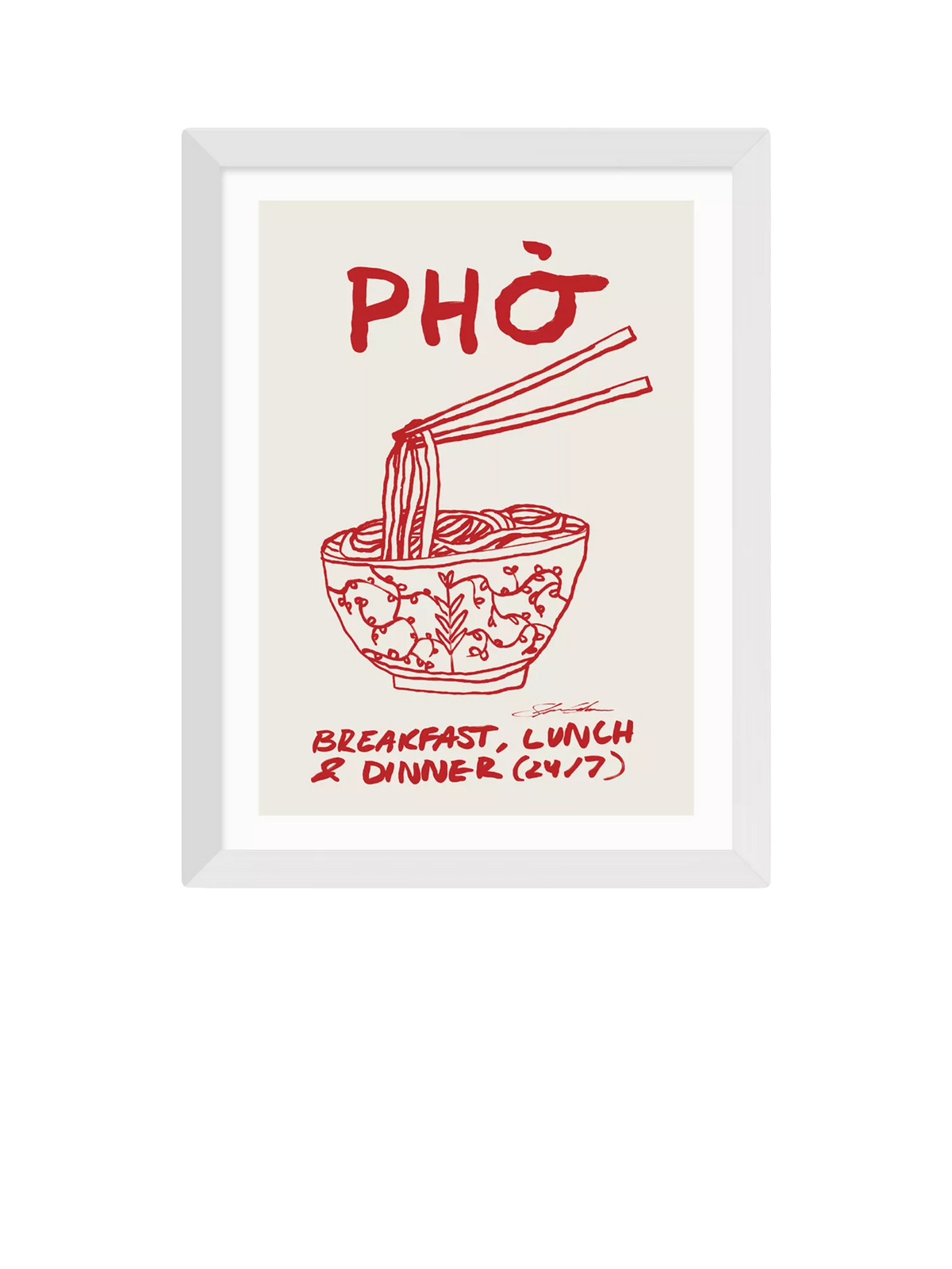 EAST END PRINTS Pho framed print small, imported from the UK