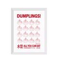 EAST END PRINTS Stephie Cardona 'Dumplings' Framed Art Print - Small