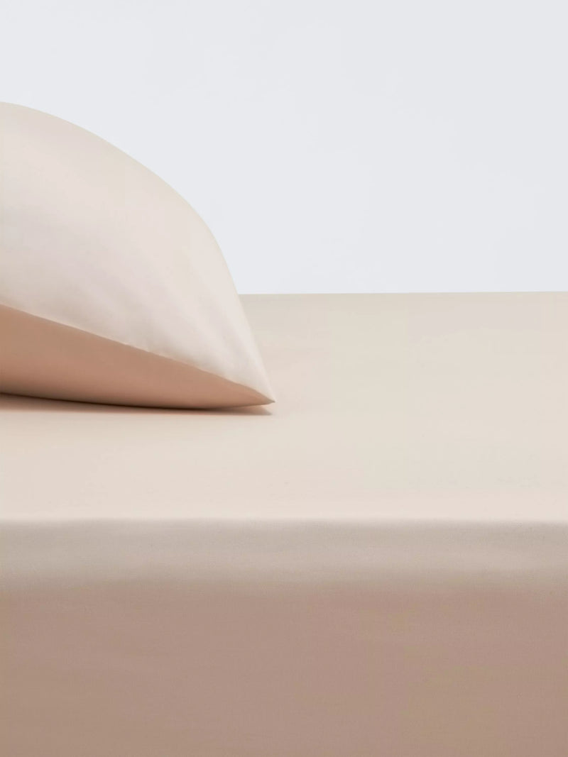 John Lewis Crisp & Fresh Egyptian Cotton Percale 200 Thread Count Deep Fitted Sheet - Single