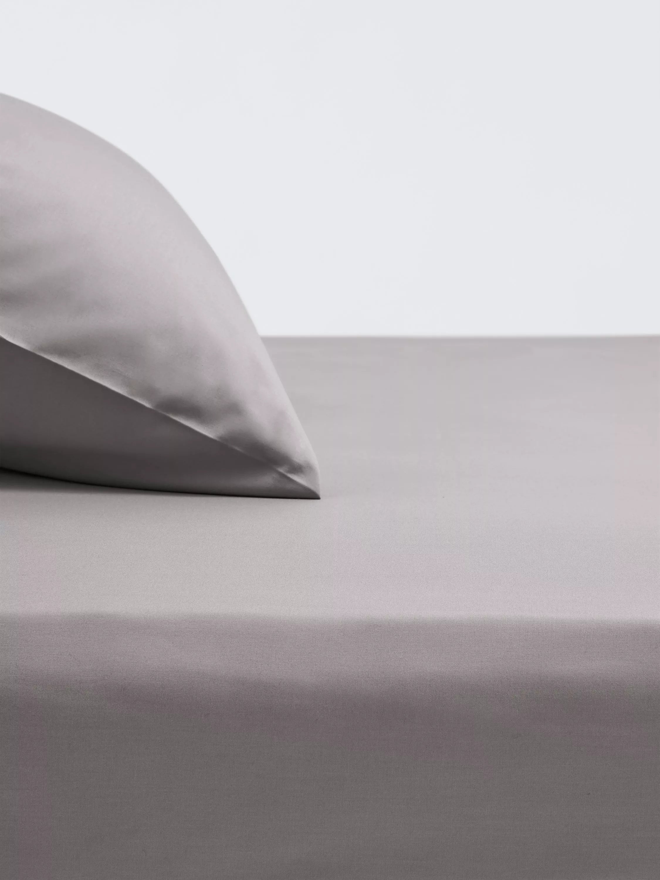 John Lewis Crisp & Fresh Egyptian Cotton Percale 200 Thread Count Fitted Sheet Double
