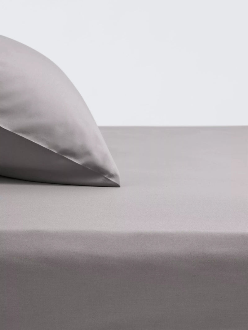 John Lewis Crisp & Fresh Egyptian Cotton Percale 200 Thread Count Fitted Sheet Double