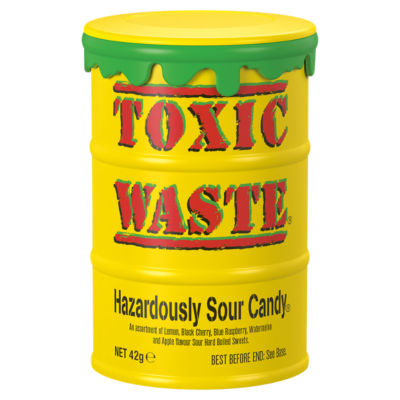 Toxic Waste sour candy 42g - British product