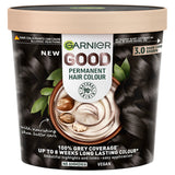 Garnier Good Permanent No Amonia Formula 100% Grey Coverage 3.0 Dark Chocolate Brown Hair Dye GOODS Sainsburys   