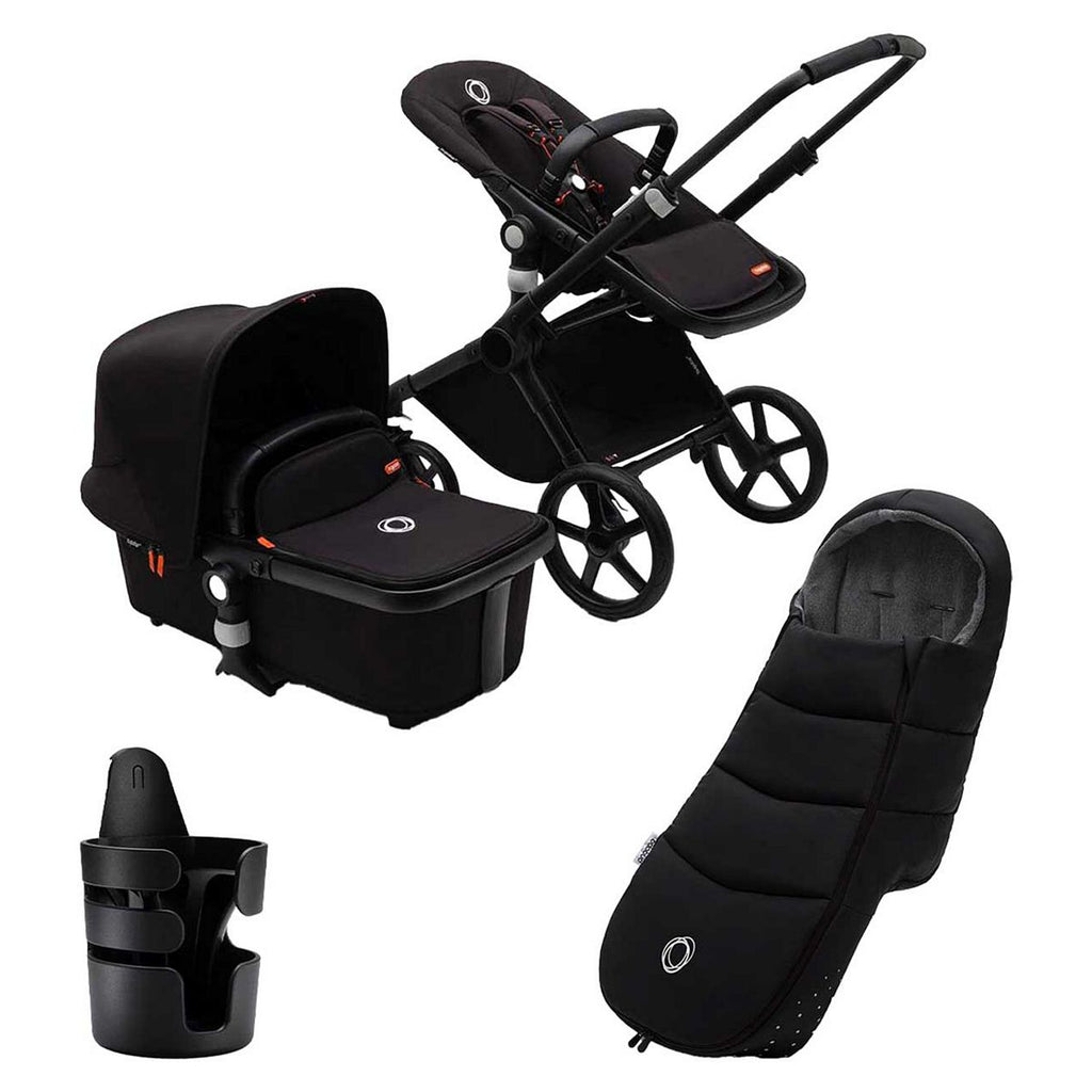 Bugaboo Fox Cub 3 Piece Bundle Black