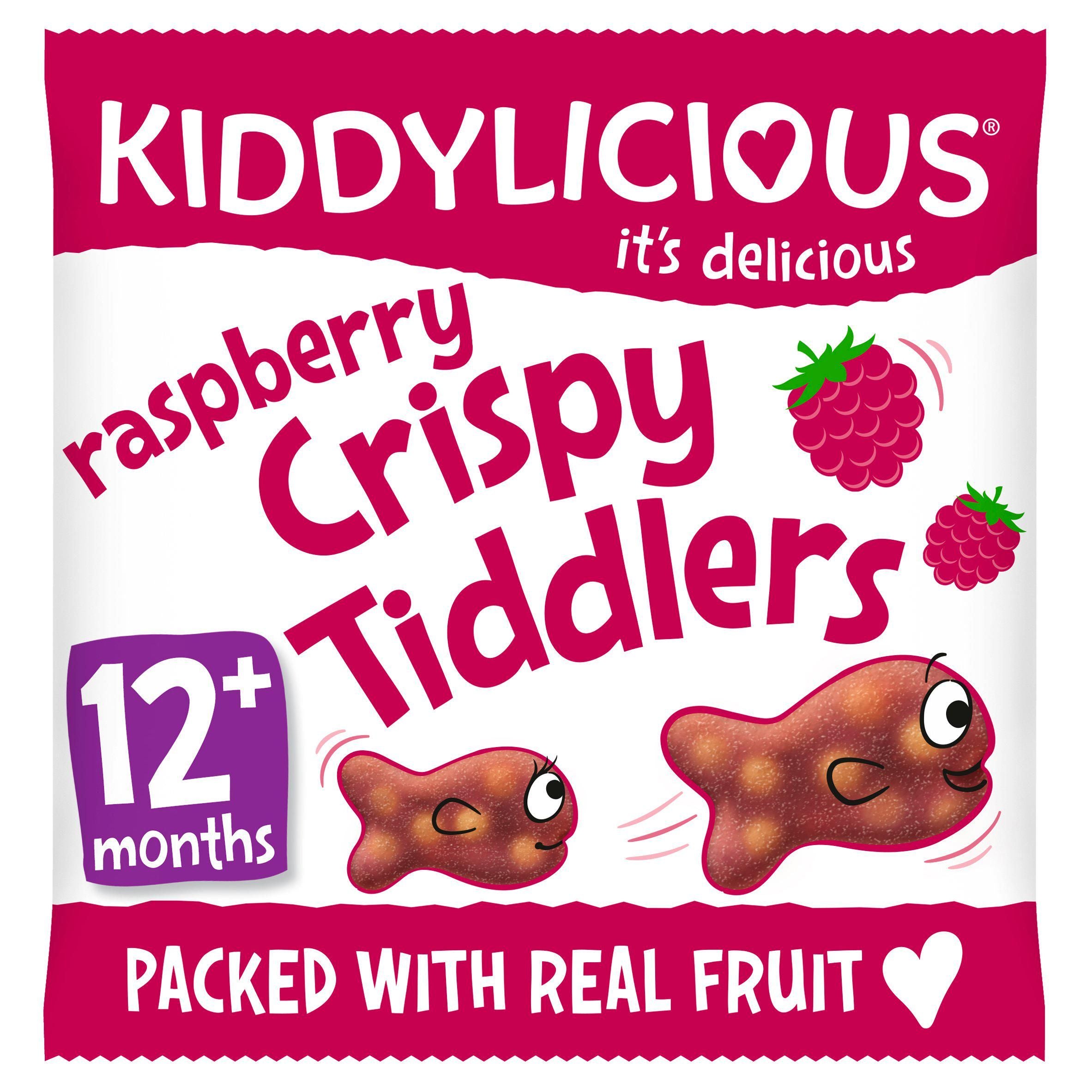 Kiddylicious Raspberry Crispy Tiddlers Baby Snacks 12g snacks & rusks Sainsburys   