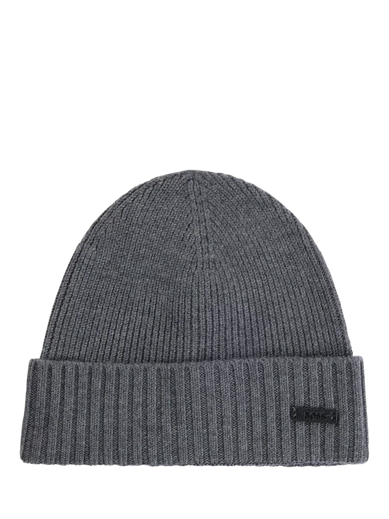 BOSS wool beanie Medium Grey, UK version