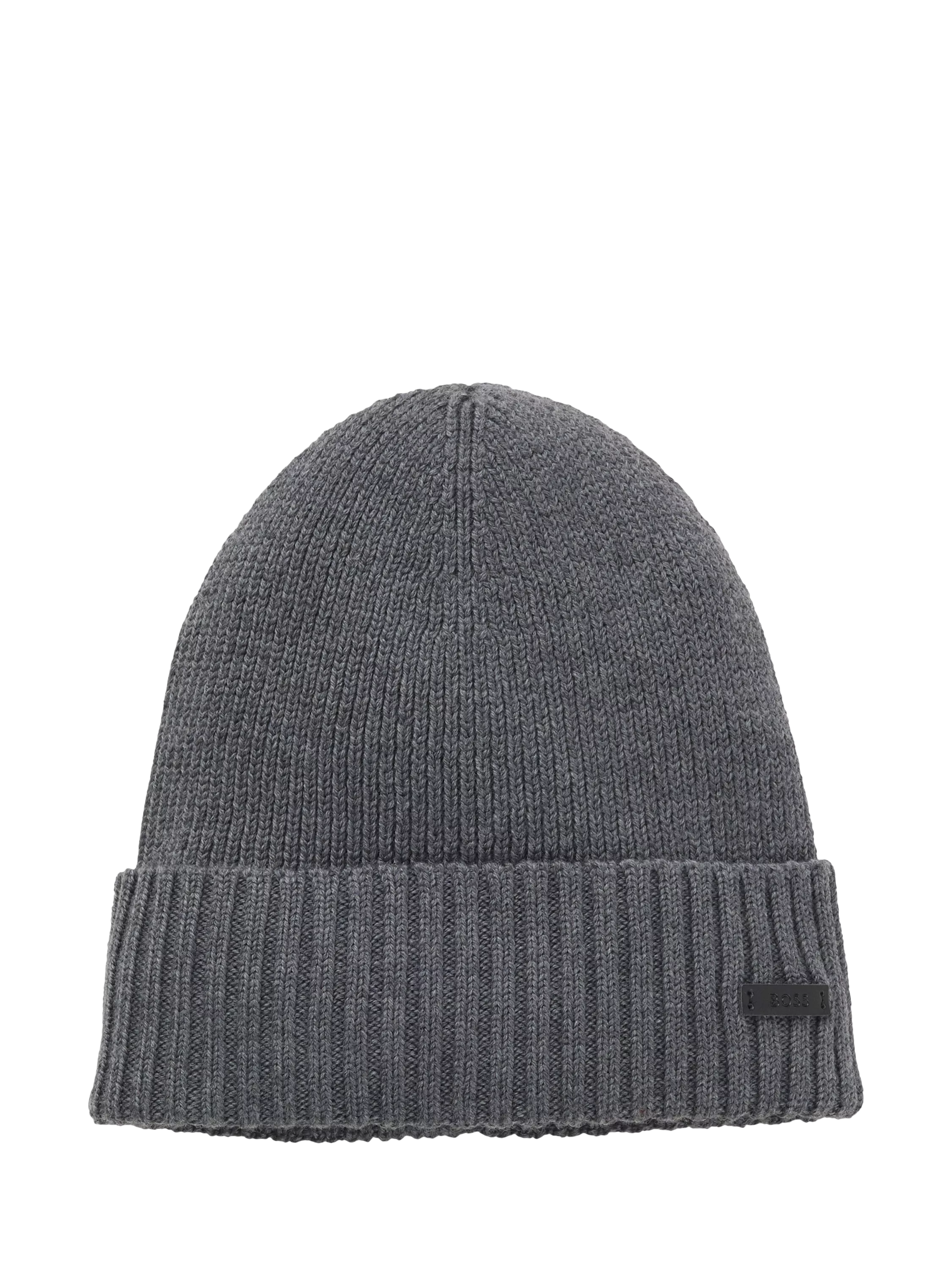 BOSS wool beanie Medium Grey, UK version