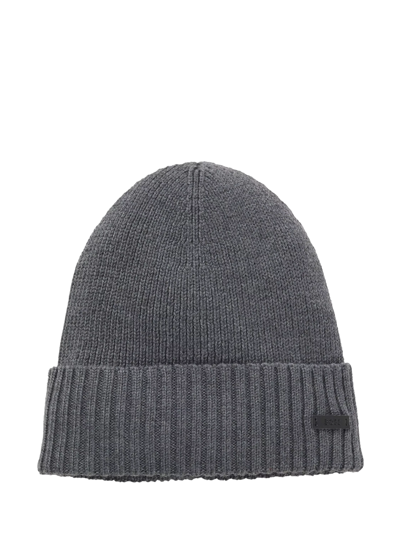 BOSS wool beanie Medium Grey, UK version