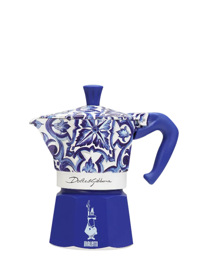 Bialetti Dolce & Gabbana Moka Express 3 cup Mediterranean Blue (British brand)