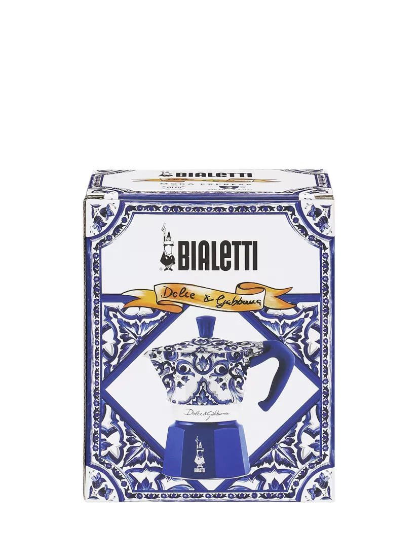 Bialetti Dolce & Gabbana Moka Express 3 cup Mediterranean Blue (British brand)
