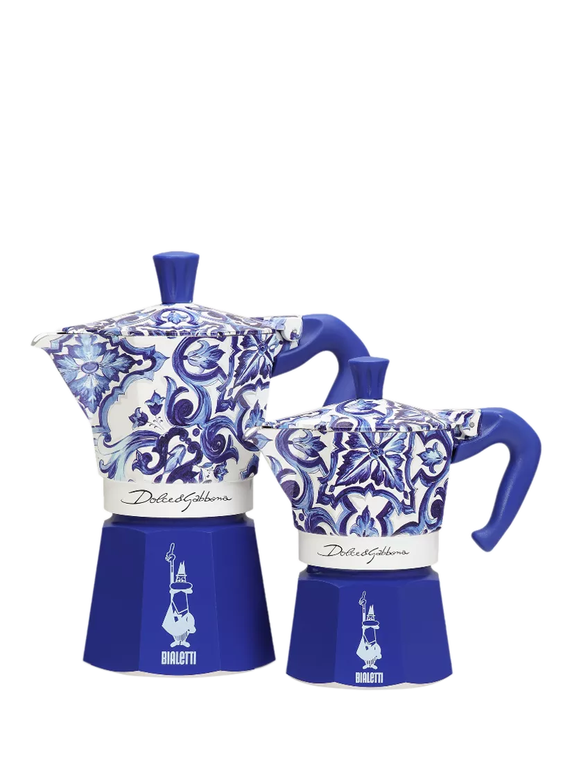 Bialetti Dolce & Gabbana Moka Express 3 cup Mediterranean Blue (British brand)