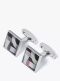 Simon Carter cufflinks mother of pearl onyx - British product
