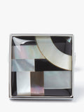 Simon Carter cufflinks mother of pearl onyx - British product