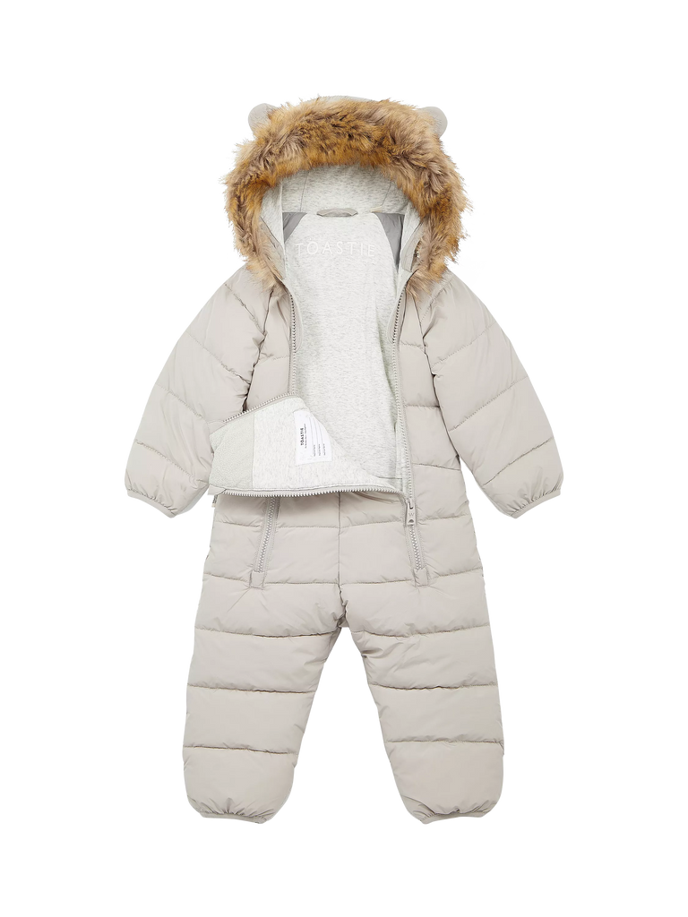 Toastie Baby Cloud Faux  Fur Trim Pramsuit