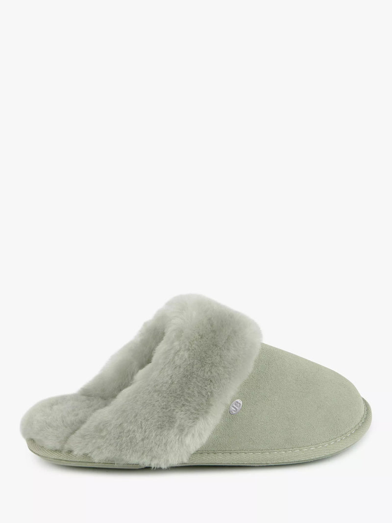 Just Sheepskin Duchess sheepskin mule slippers, UK version
