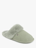 Just Sheepskin sheepskin mule slippers in sage, UK version