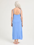 Pretty You London Bamboo Chemise Cornflower Blue, imported from the UK