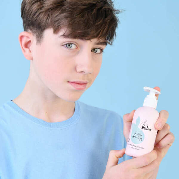 Lav Kids Delicate Body Lotion 200ml bottle, UK version