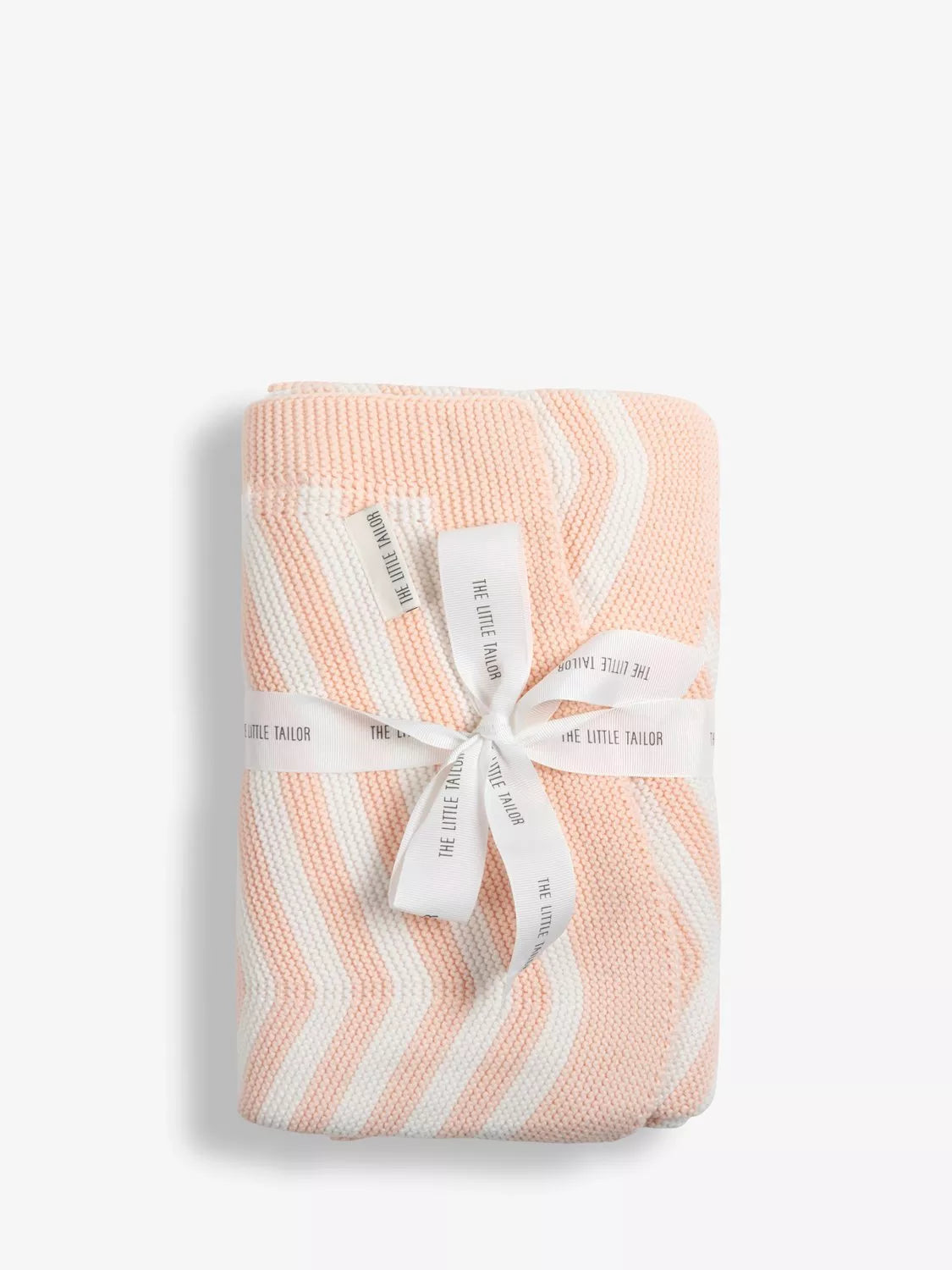 The Little Tailor Chevron Knitted Baby Blanket