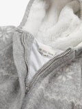 The Little Tailor baby pramsuit grey (British brand)